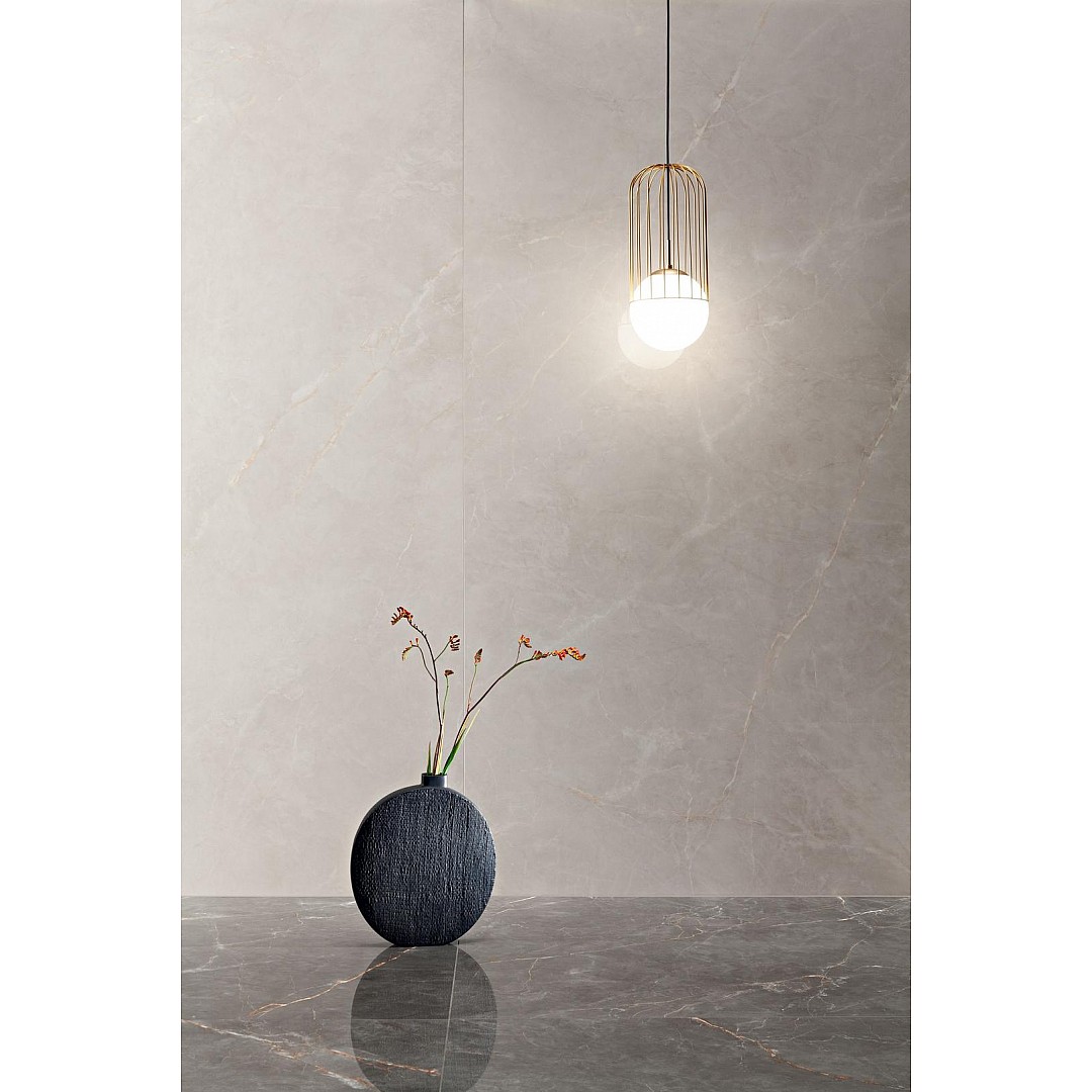   Гранитогрес Shinestone white pol 119.8х239.8 – Tubadzin 11.4.44.0032 – снимка 1